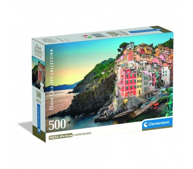 Puzzle Riomaggiore Coast High Quality 500pzs