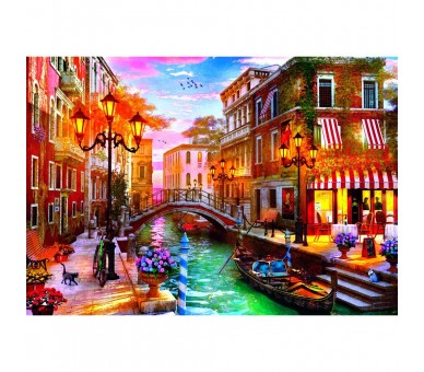 Puzzle Sunset Over Venice High Quality 500pzs