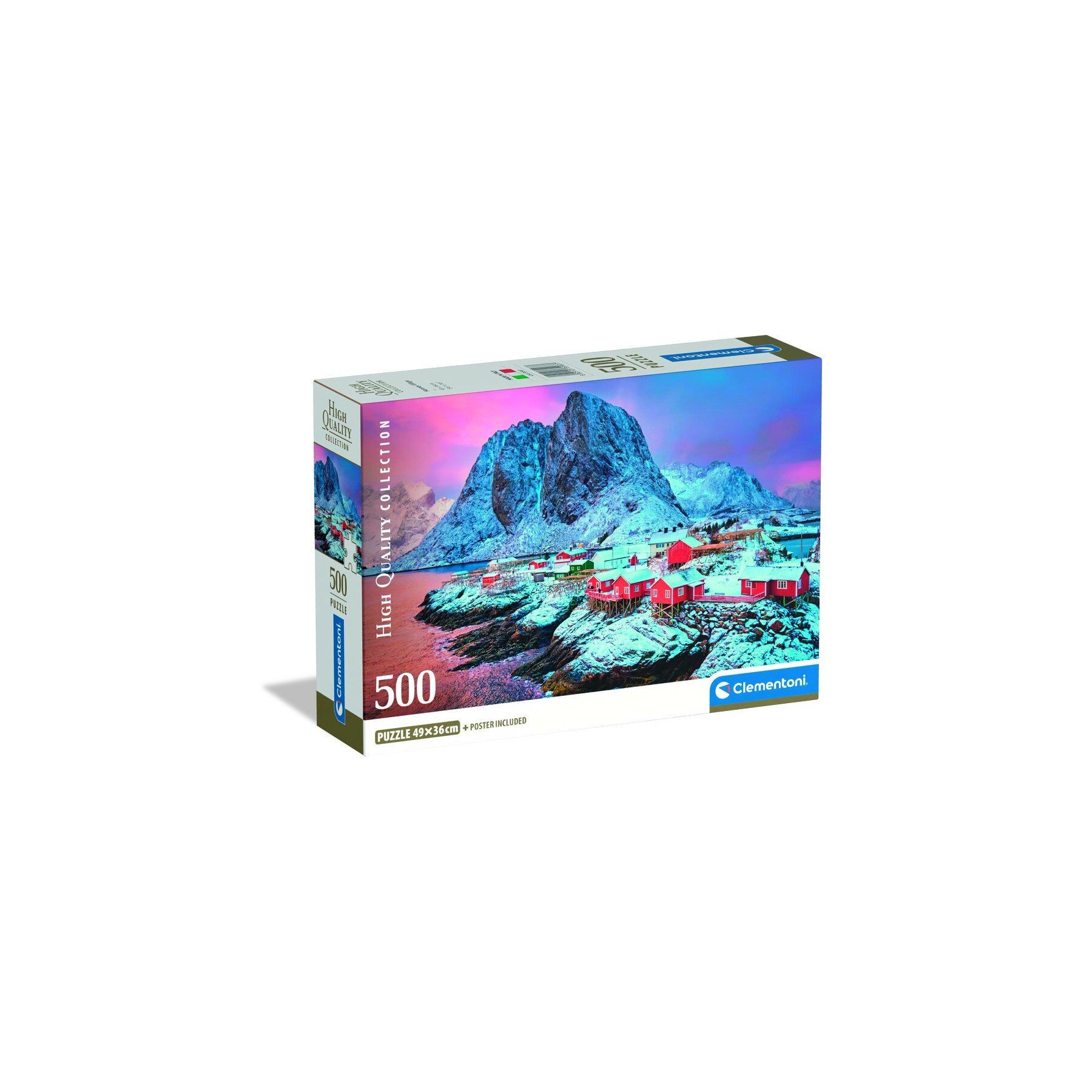 Puzzle Hamnoy Village High Quality 500pzs
