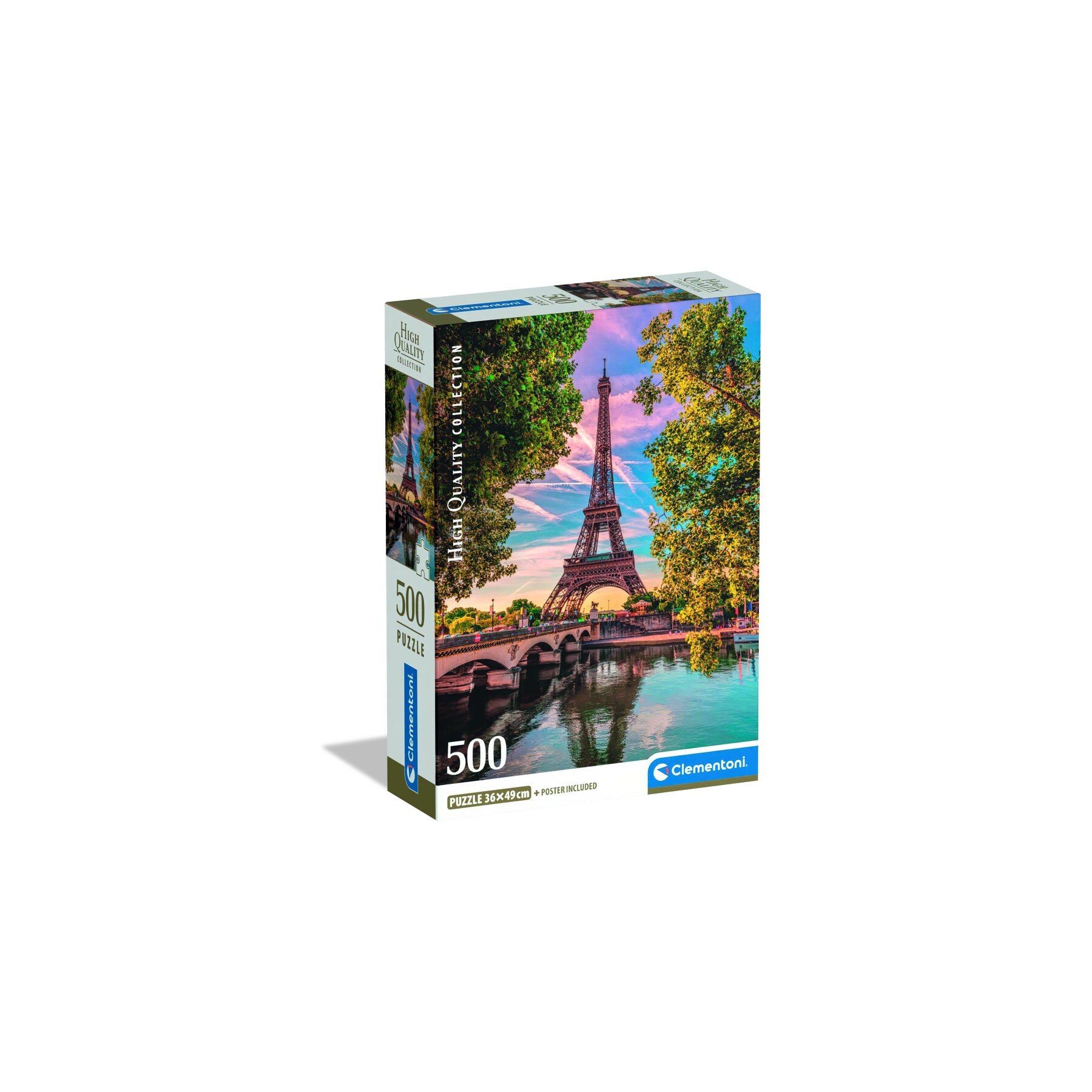 Puzzle Along the Seine High Quality 500pzs