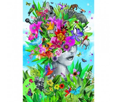 Puzzle Head in the Jungle High Quality 500pzs