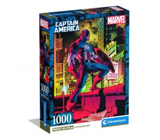 Puzzle Capitan America Marvel 1000pzs