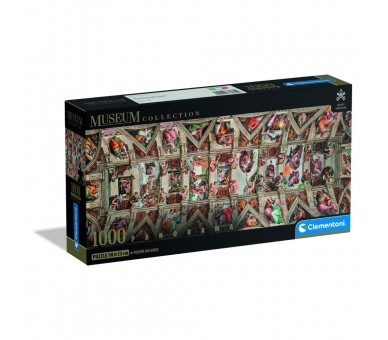 Puzzle Panorama The Sistine Chapel Ceiling Michelangelo Museum 1000pzs