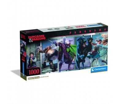 Puzzle Panorama Dragones y Mazmorras 1000pzs