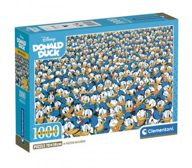 Puzzle Impossible Pato Donald Disney 1000pzs