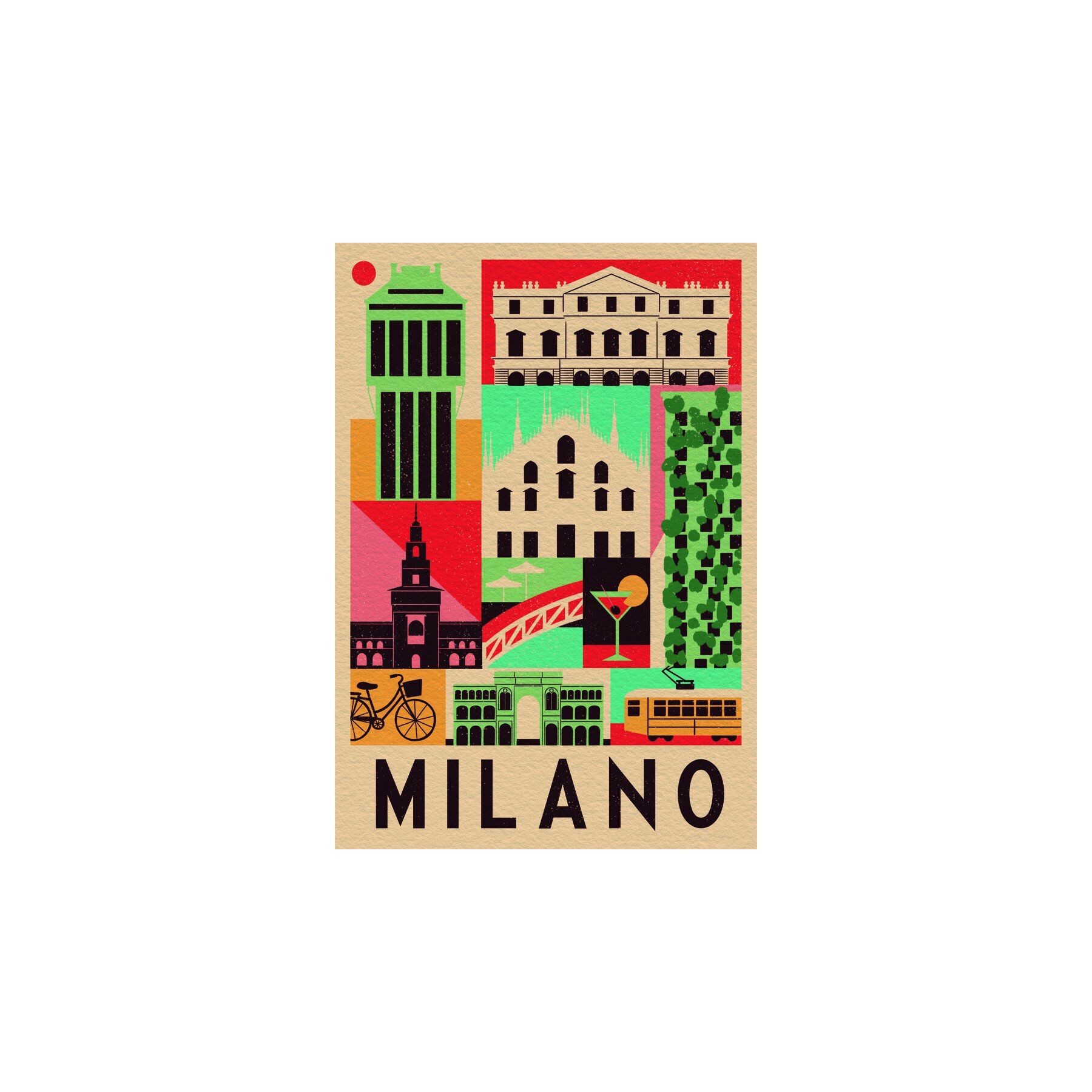 Puzzle Milan Style in the City 1000pzs