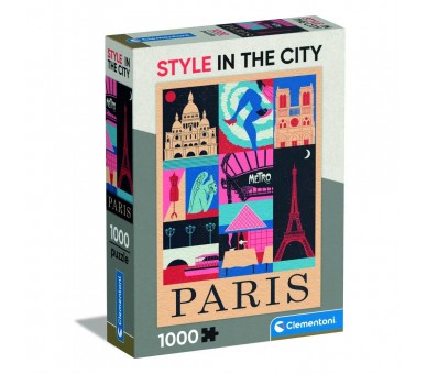 Puzzle Paris Style in the City 1000pzs