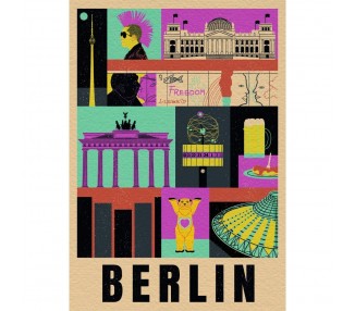 Puzzle Berlin Style in the City 1000pzs