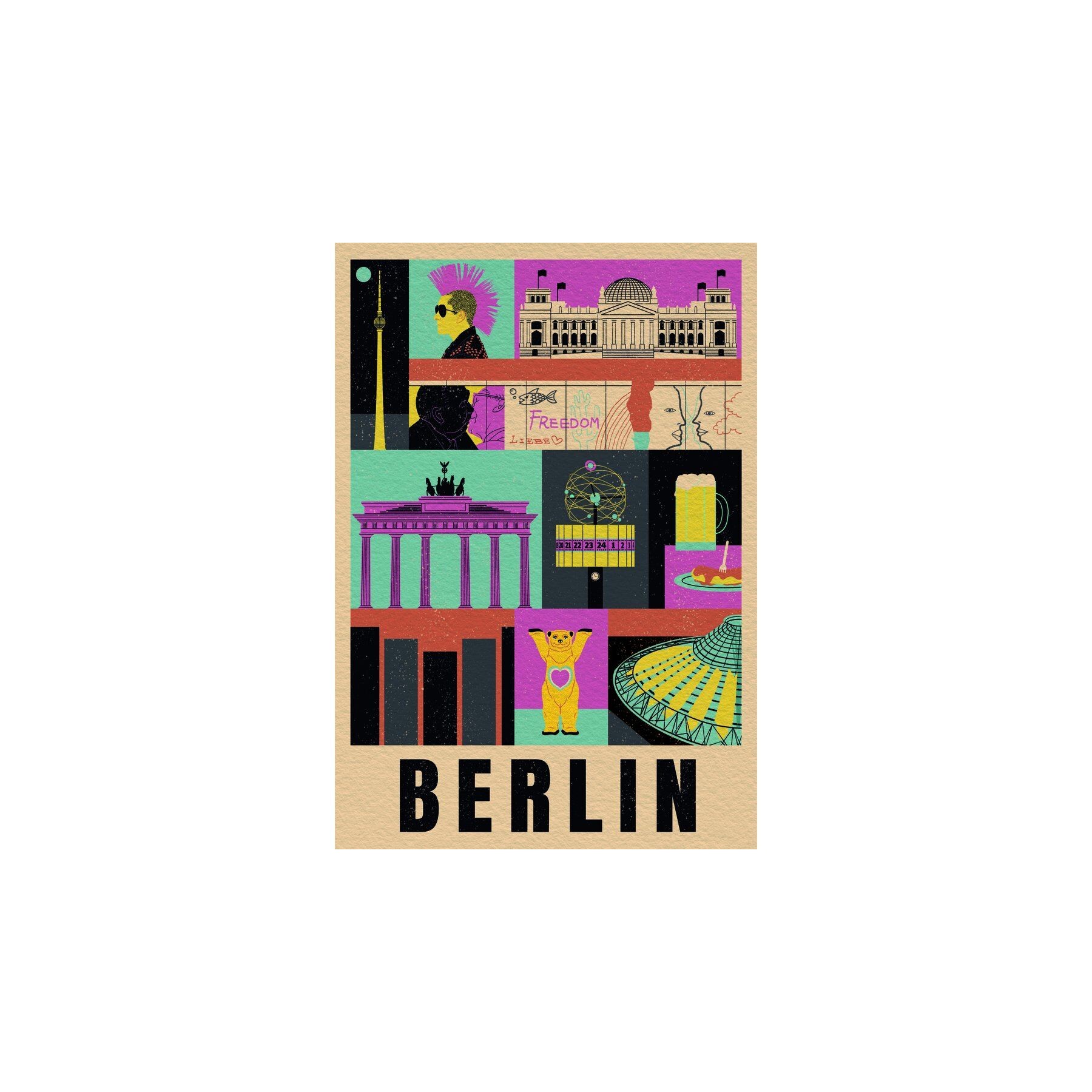 Puzzle Berlin Style in the City 1000pzs