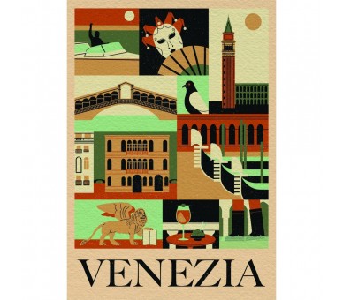 Puzzle Venecia Style in the City 1000pzs