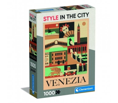 Puzzle Venecia Style in the City 1000pzs