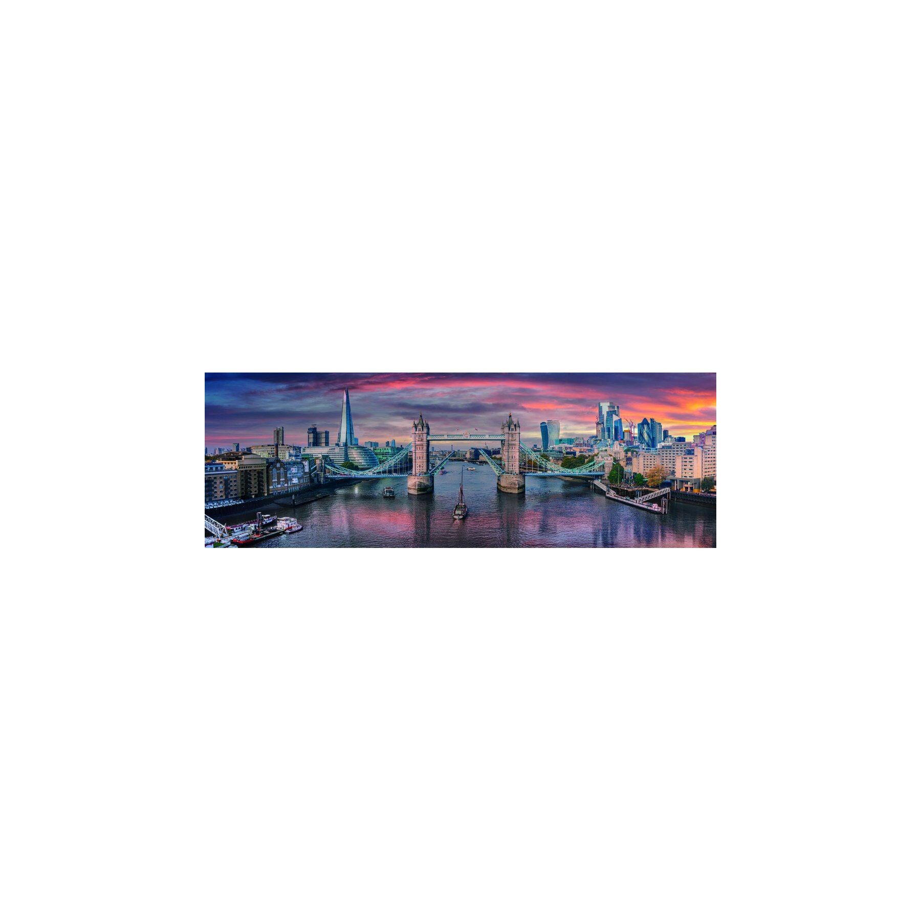 Puzzle Panorama Across the River Thames High Quality 1000pzs