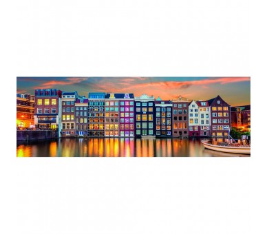 Puzzle Panorama Bright Amsterdam High Quality 1000pzs
