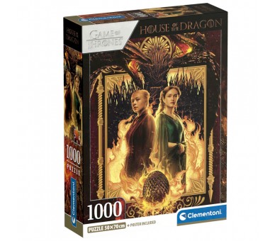 Puzzle La Casa del Dragon 1000pzs