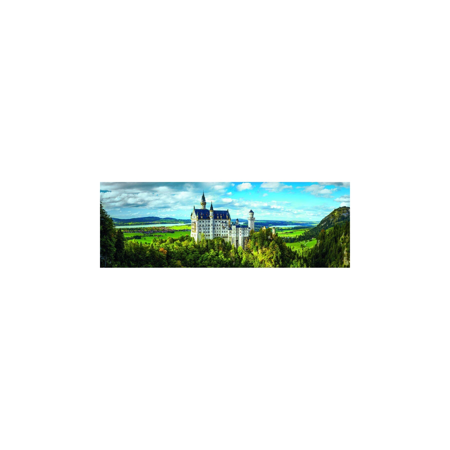 Puzzle Panorama The Neuschwanstein Castle High Quality 1000pzs