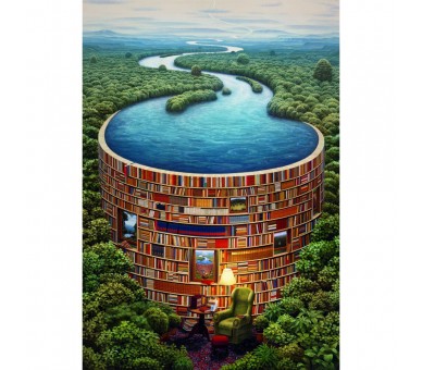 Puzzle Bibliodame High Quality 1000pzs