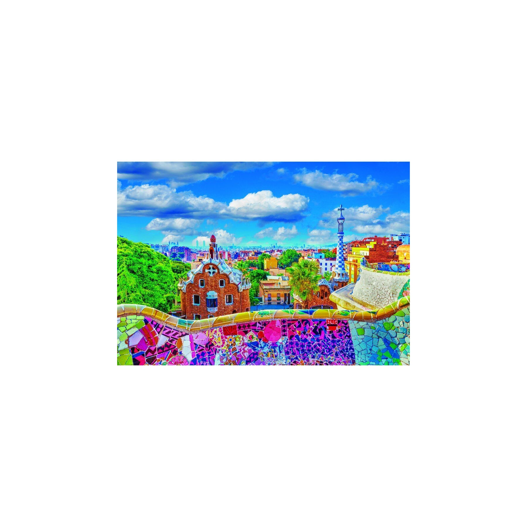 Puzzle Park Guell Barcelona High Quality 1000pzs