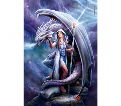 Puzzle Dragon Mage Anne Stokes 1000pzs