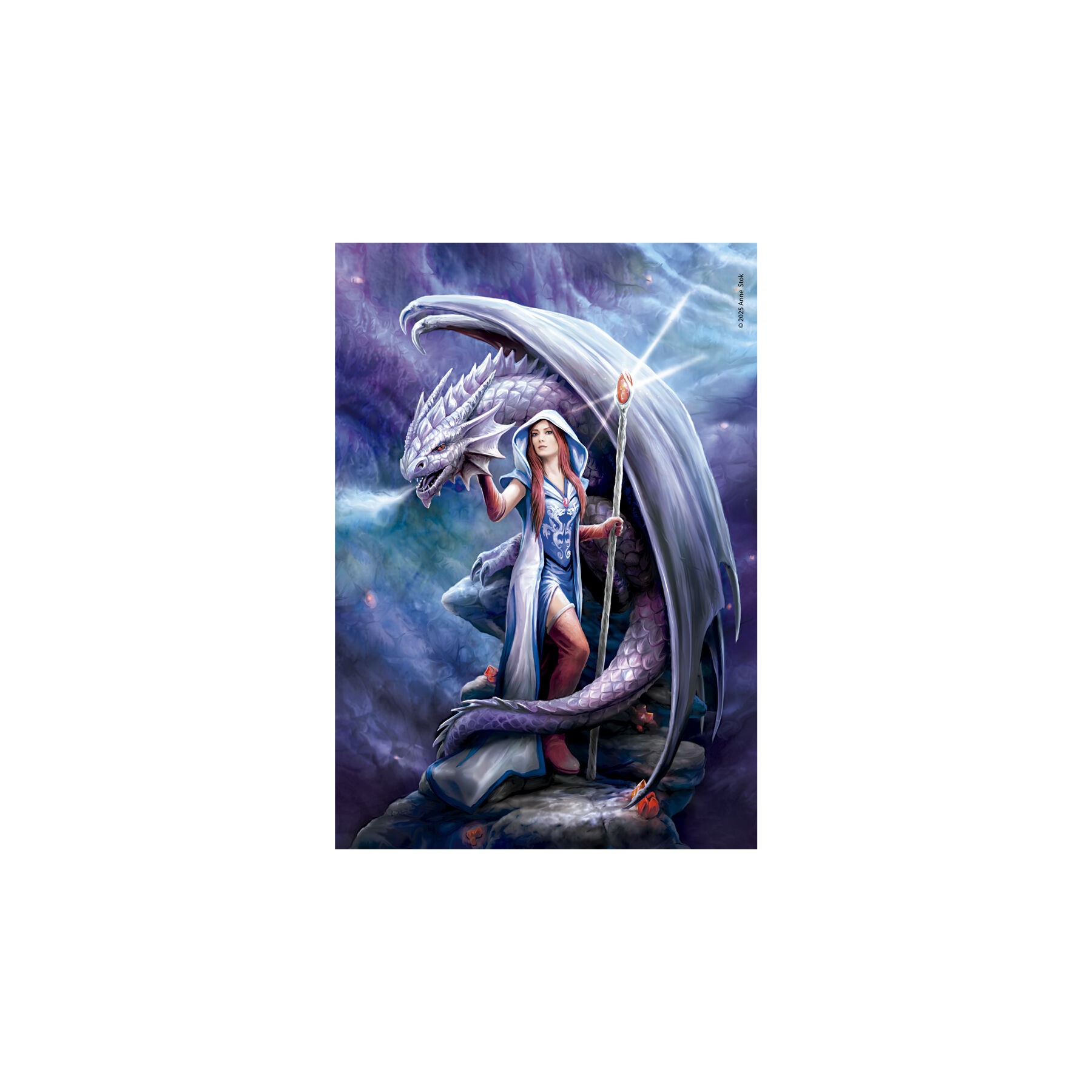 Puzzle Dragon Mage Anne Stokes 1000pzs
