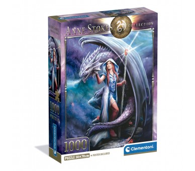 Puzzle Dragon Mage Anne Stokes 1000pzs