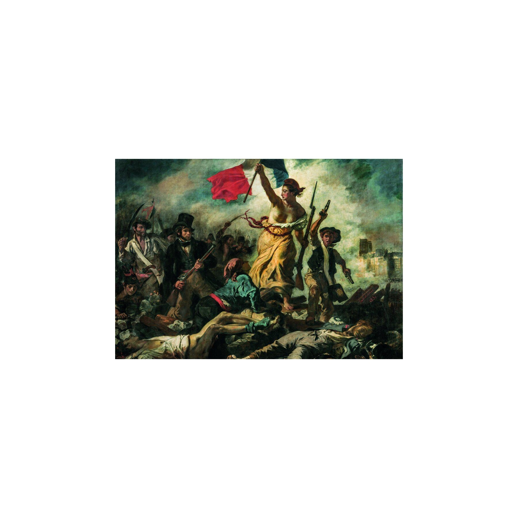 Puzzle Liberty Leading the People Delacroix Museum 1000pzs