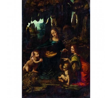 Puzzle The Virgin of the Rocks Leonardo Museum 1000pzs