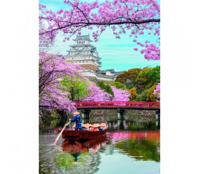 Puzzle Himeji Castle in Spring High Quality 1000pzs