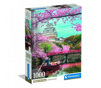 Puzzle Himeji Castle in Spring High Quality 1000pzs