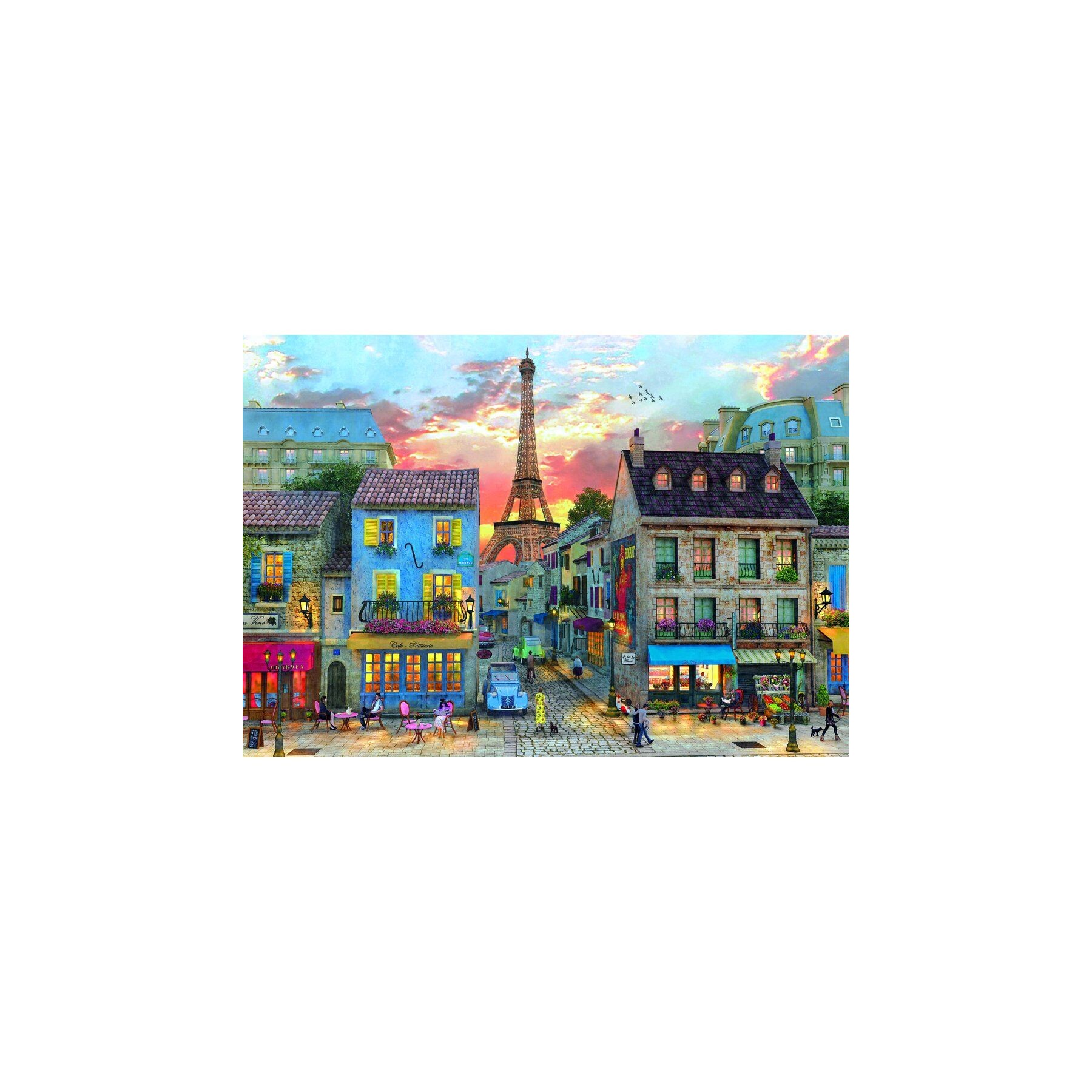 Puzzle Streets of Paris High Quality 1000pzs