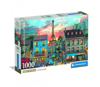 Puzzle Streets of Paris High Quality 1000pzs