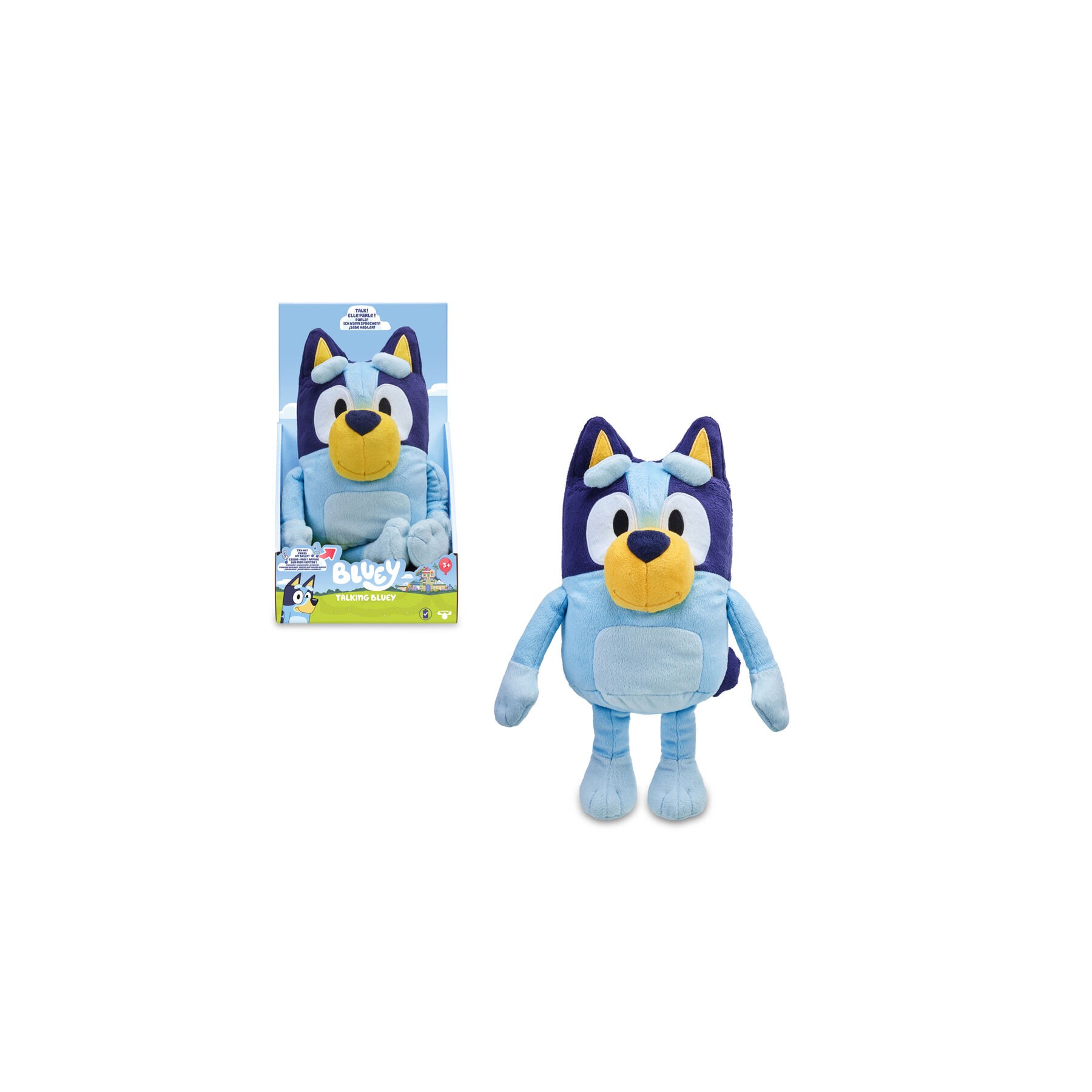 Peluche parlante Bluey 25cm