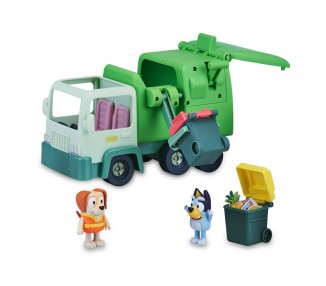 Camion de Basura + figuras Bluey