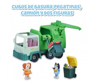 Camion de Basura + figuras Bluey