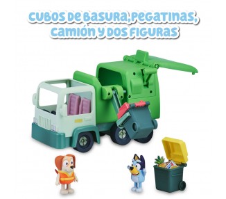 Camion de Basura + figuras Bluey