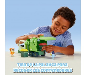 Camion de Basura + figuras Bluey