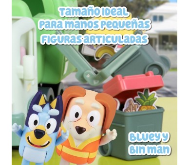 Camion de Basura + figuras Bluey
