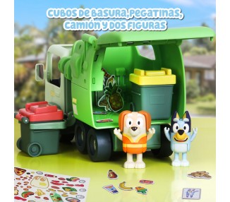 Camion de Basura + figuras Bluey