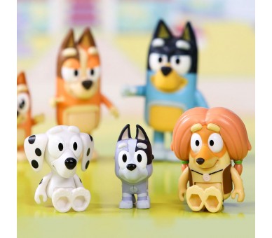 Blister 8 figuras Bluey