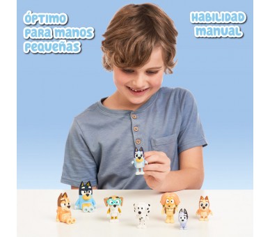 Blister 8 figuras Bluey