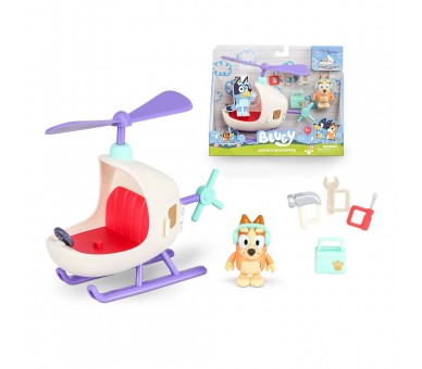 Vehiculo + figura Bluey surtido