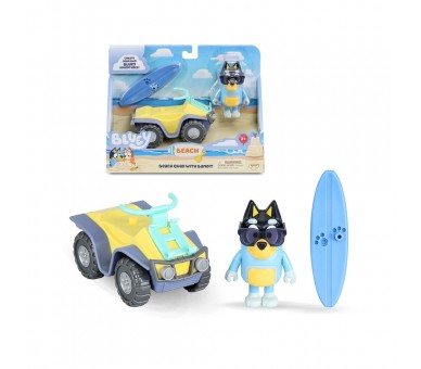 Vehiculo + figura Bluey surtido
