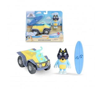 Vehiculo + figura Bluey surtido