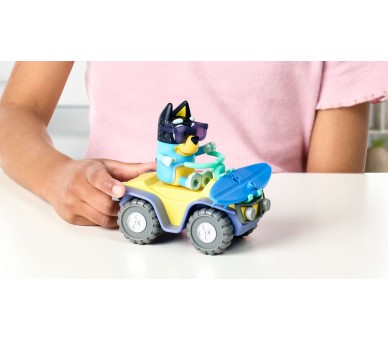 Vehiculo + figura Bluey surtido
