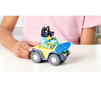 Vehiculo + figura Bluey surtido