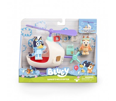 Vehiculo + figura Bluey surtido