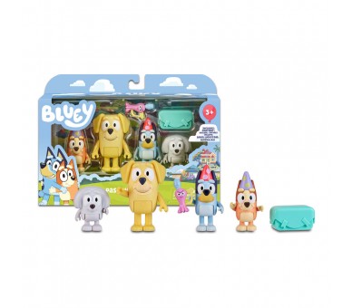 Blister 4 figuras Bluey surtido