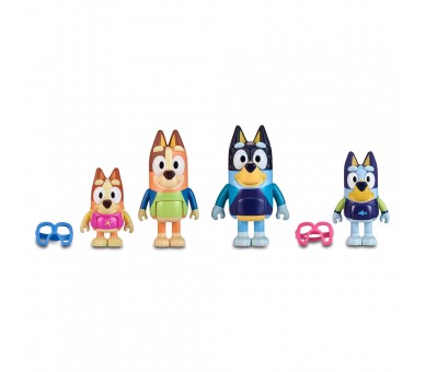 Blister 4 figuras Bluey surtido