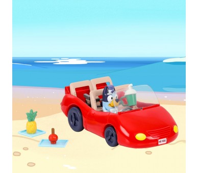 Coche descapotable + figura Bandit Bluey