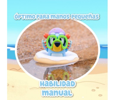 Cabaña en la Playa + figura Bluey