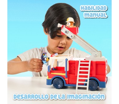 Camion Bomberos + figuras Bluey
